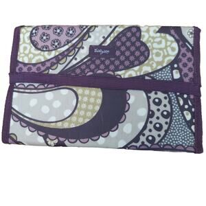 Thirty-One Fold And Go Organizer - Patchwork Paisley Purple 31 Personal Organize